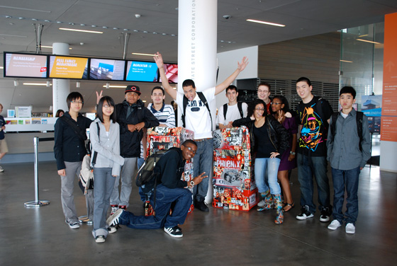 Youth Design at Shepard Fairey Exhibit at the ICA